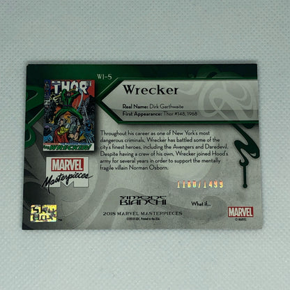 レッカー 2018 Marvel Masterpieces What If #WI-5 1499枚限定