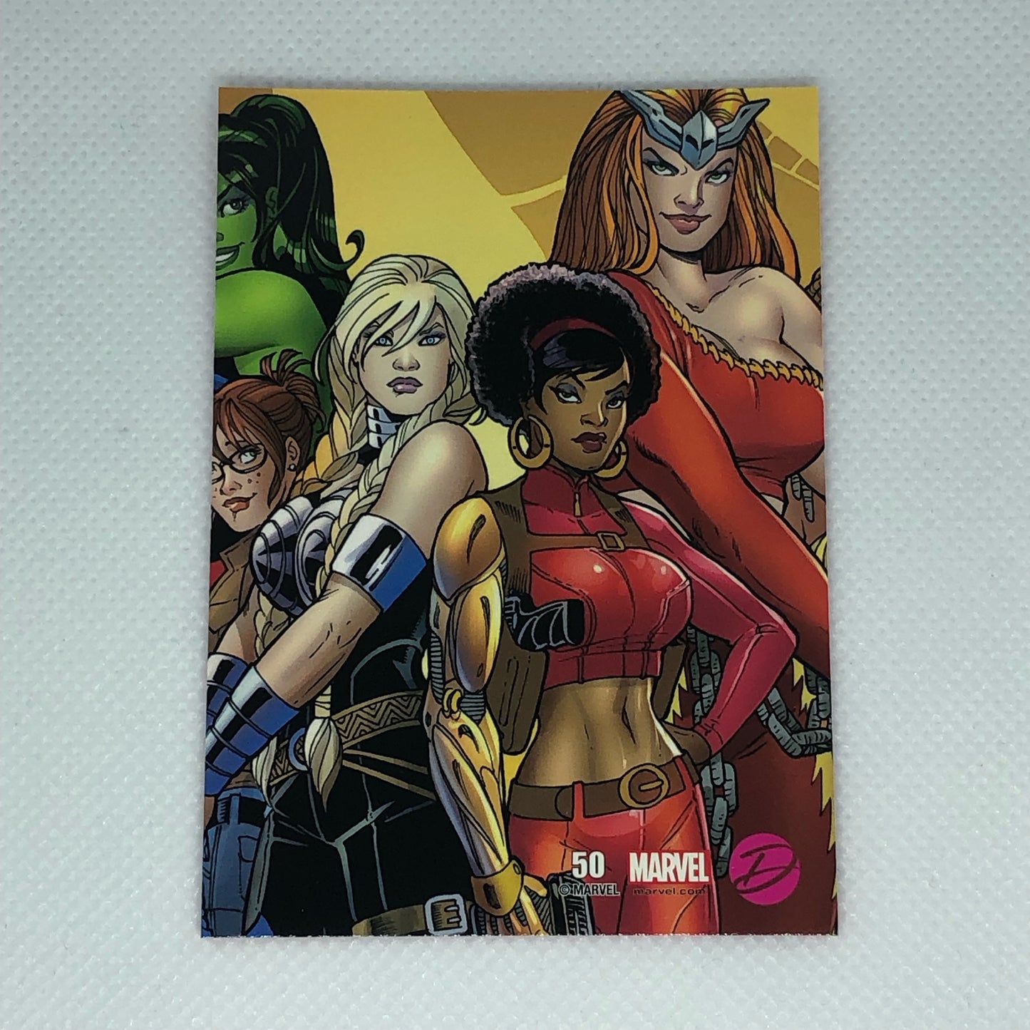 ブラック・ウィドウ 2014 Marvel Dangerous Divas Series 2 ベースカード #50