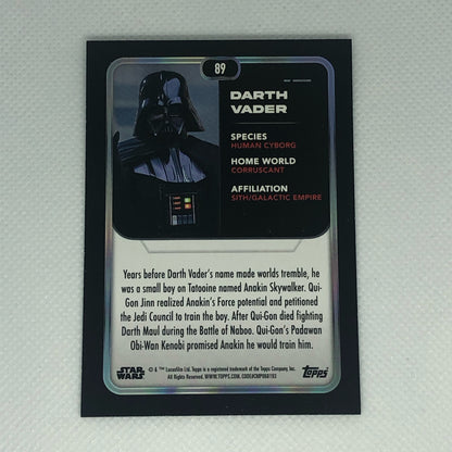 ダース・ベイダー 2023 Topps Star Wars ベースカード #89