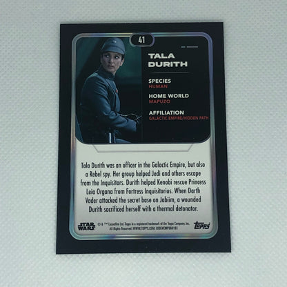 ターラ・デュリス 2023 Topps Star Wars ベースカード #41