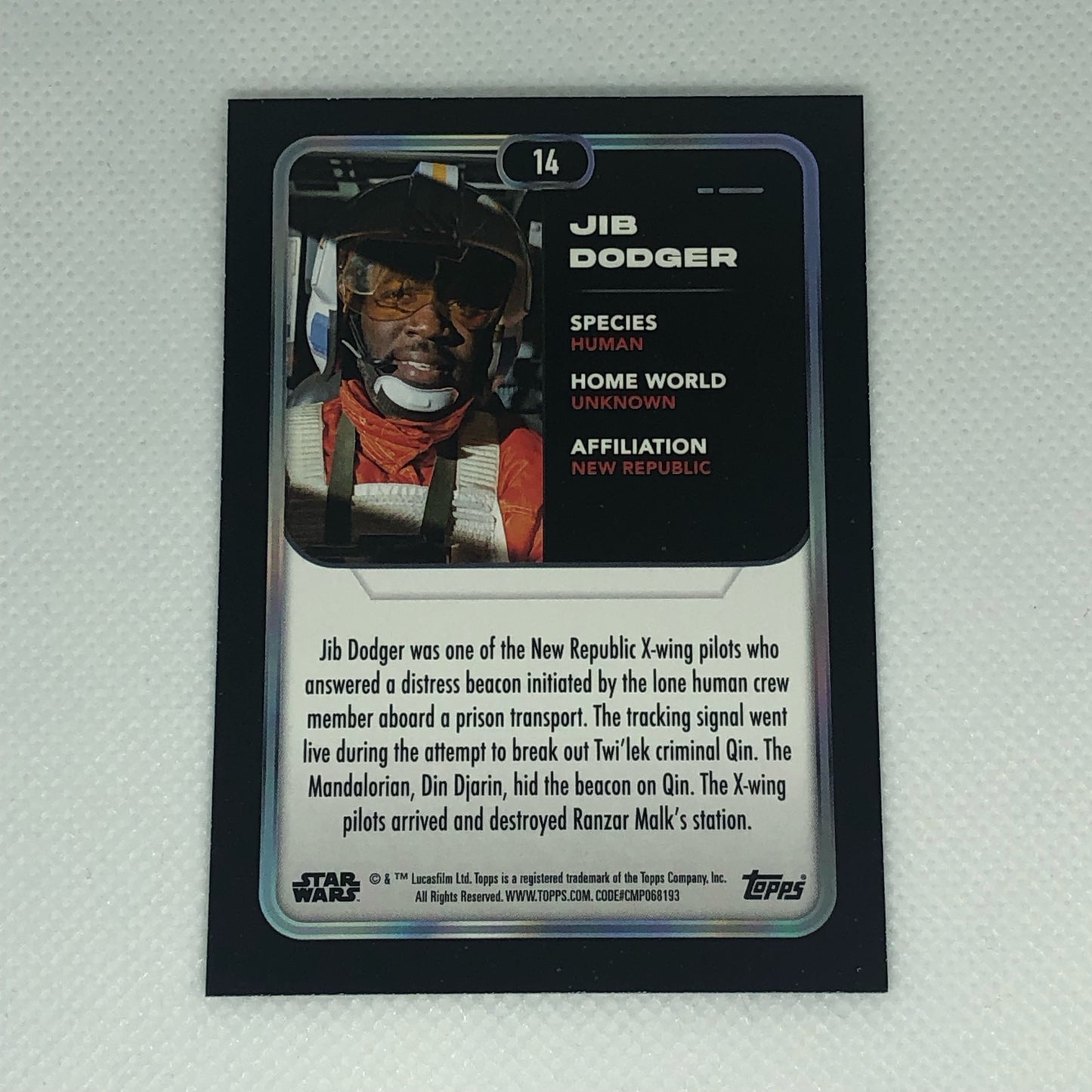 ジブ・ドジャー 2023 Topps Star Wars ベースカード #14