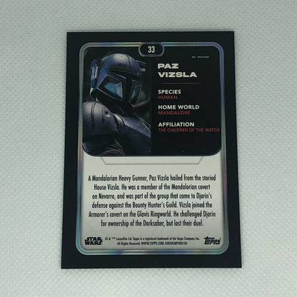 パズ・ヴィズラ 2023 Topps Star Wars ベースカード #33