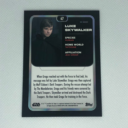 ルーク・スカイウォーカー 2023 Topps Star Wars ベースカード #47