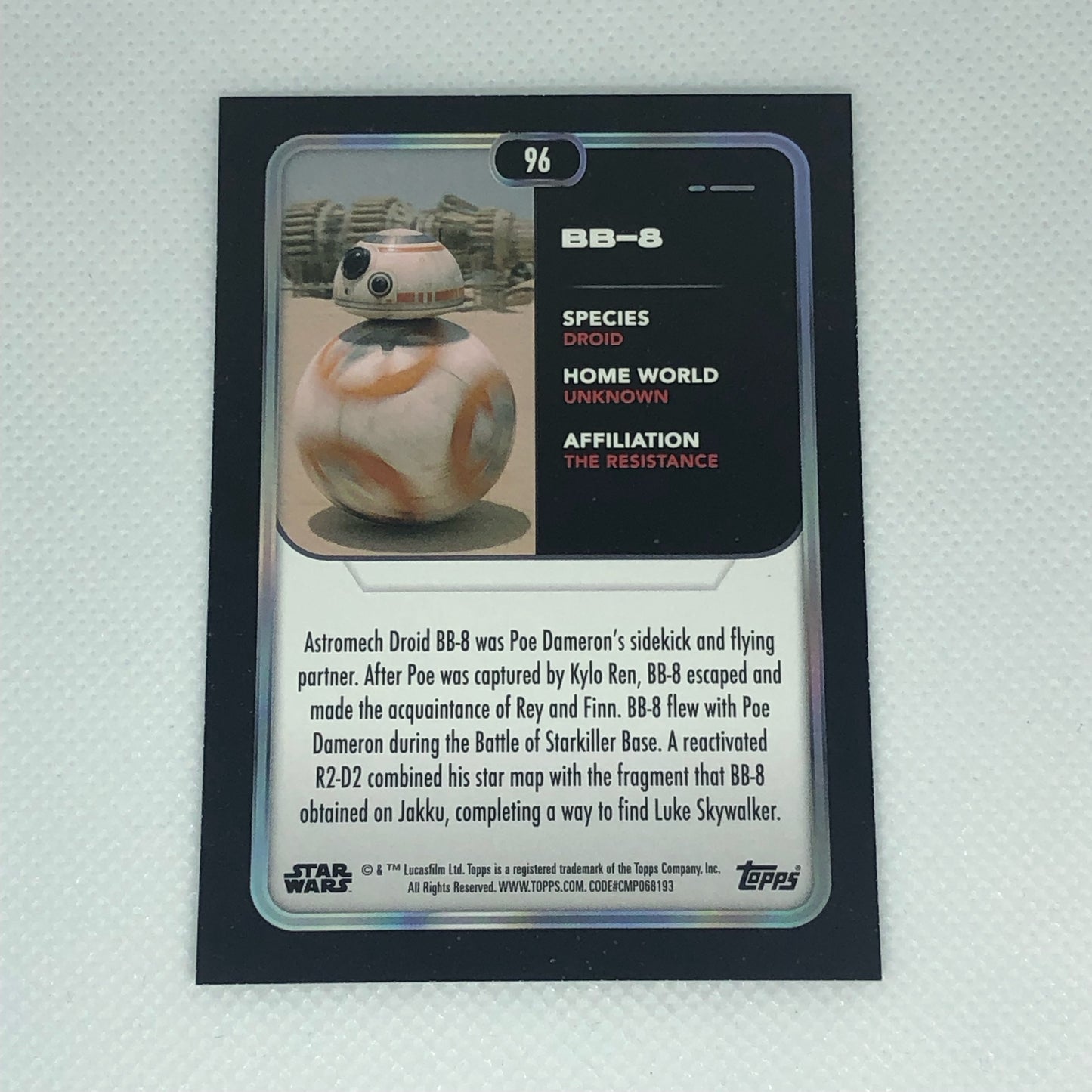 BB-8 2023 Topps Star Wars ベースカード #96