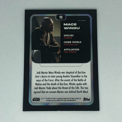 メイス・ウィンドゥ 2023 Topps Star Wars ベースカード #98