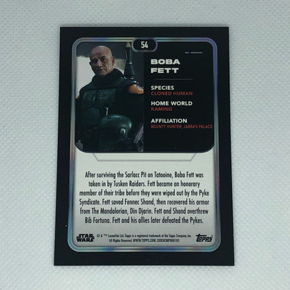 ボバ・フェット 2023 Topps Star Wars ベースカード #54