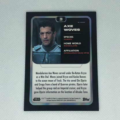アックス・ウォーヴス 2023 Topps Star Wars ベースカード #20