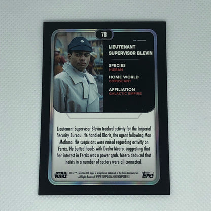 ブレヴィン中尉 2023 Topps Star Wars ベースカード #78