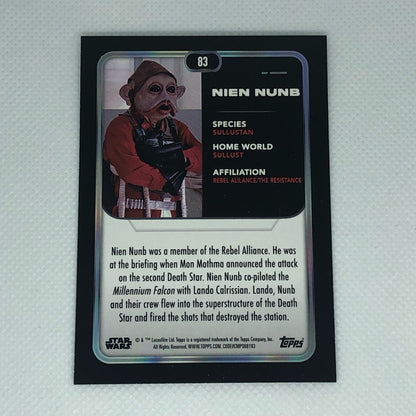 ナイン・ナン 2023 Topps Star Wars ベースカード #83