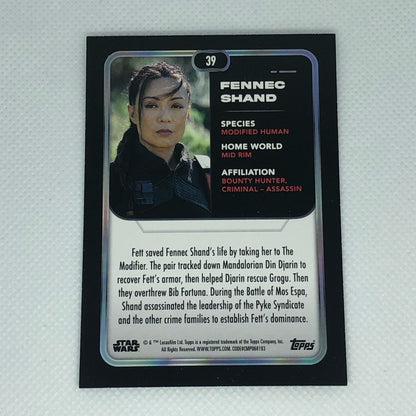 フェネック・シャンド 2023 Topps Star Wars ベースカード #39