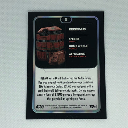 B2EMO 2023 Topps Star Wars ベースカード #8