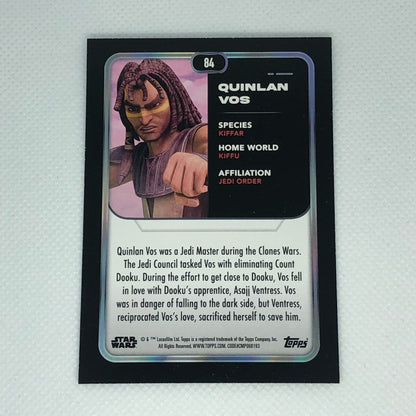 クインラン・ヴォス 2023 Topps Star Wars ベースカード #84