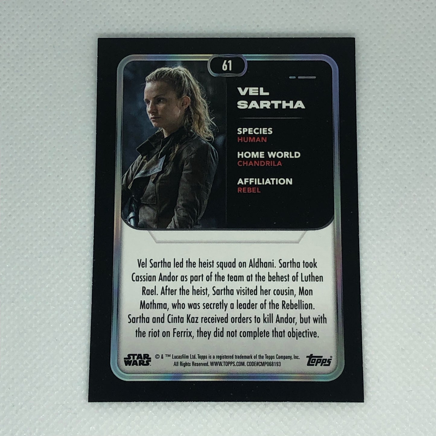 ヴェル・サルサ 2023 Topps Star Wars ベースカード #61