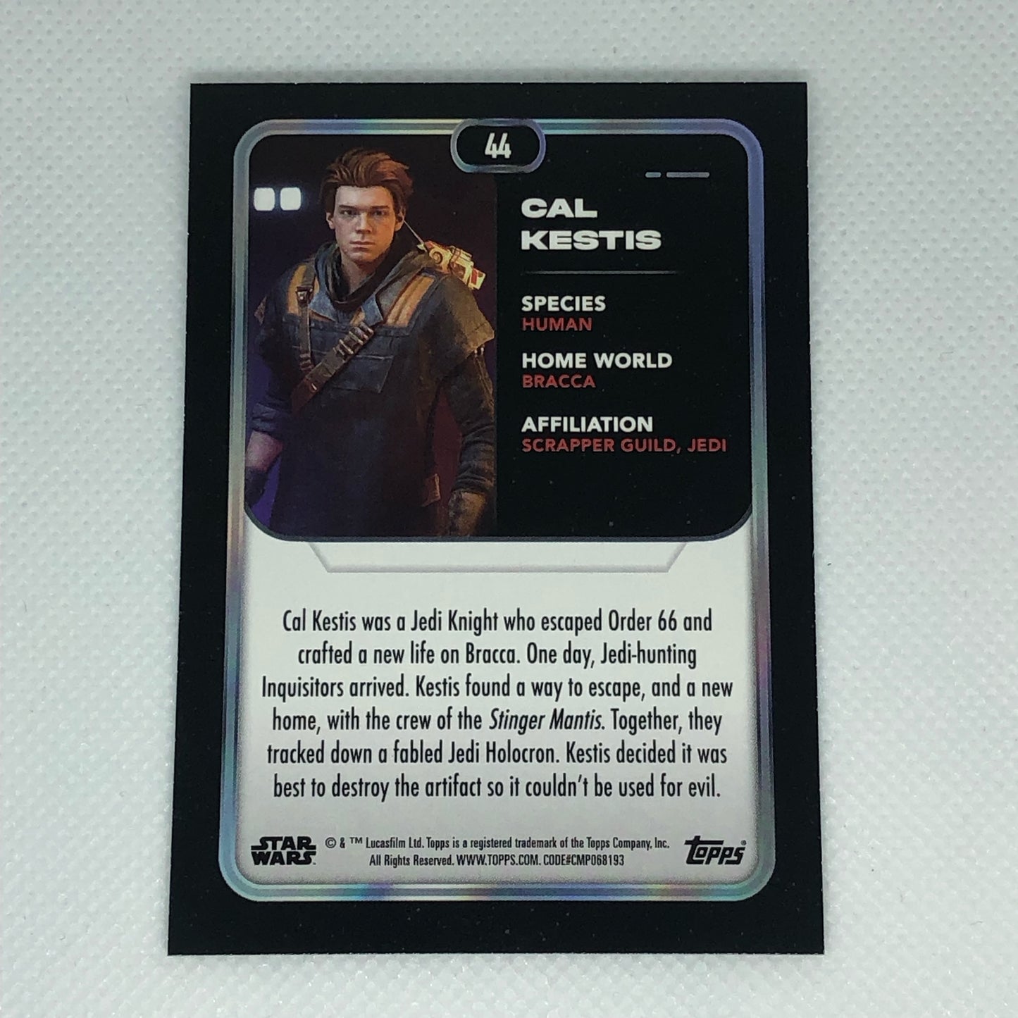 カル・ケスティス 2023 Topps Star Wars ベースカード #44