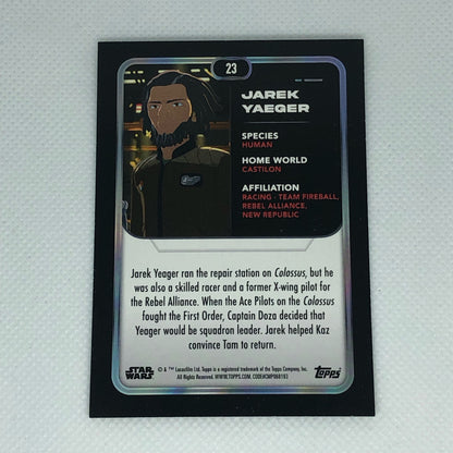 ジャレク・イェーガー 2023 Topps Star Wars ベースカード #23