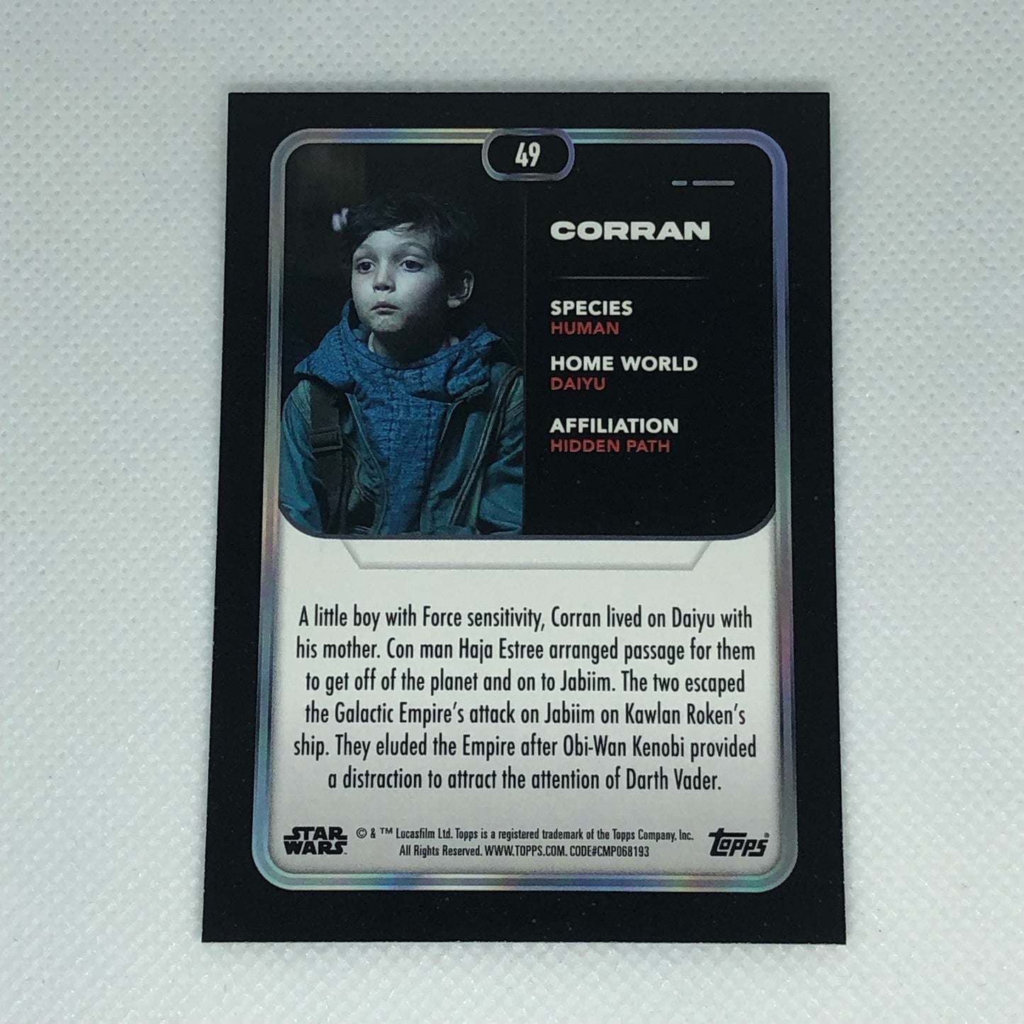 コラン 2023 Topps Star Wars ベースカード #49