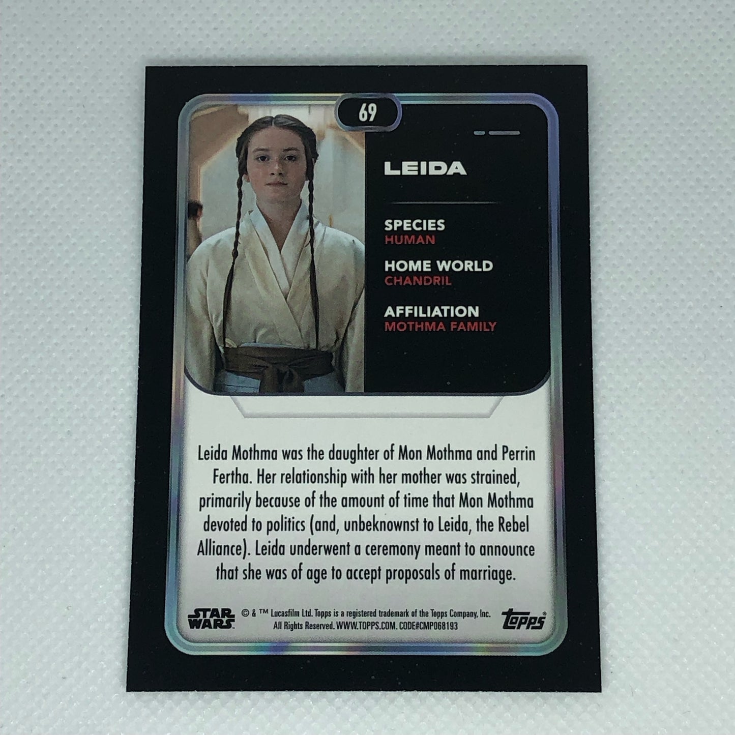 リーダ 2023 Topps Star Wars ベースカード #69