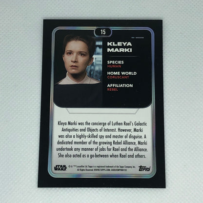 クレヤ・マーキ 2023 Topps Star Wars ベースカード #15