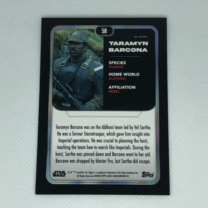 タラミン・バルコナ 2023 Topps Star Wars ベースカード #58
