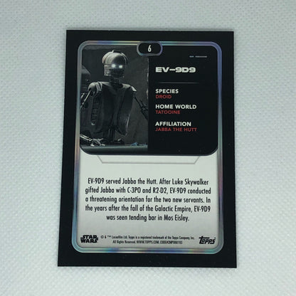 EV-9D9 2023 Topps Star Wars ベースカード #6