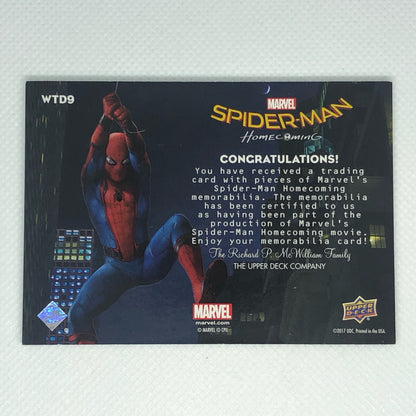 2017 Upper Deck Marvel Spider-Man Homecoming 衣装カード #WTD9