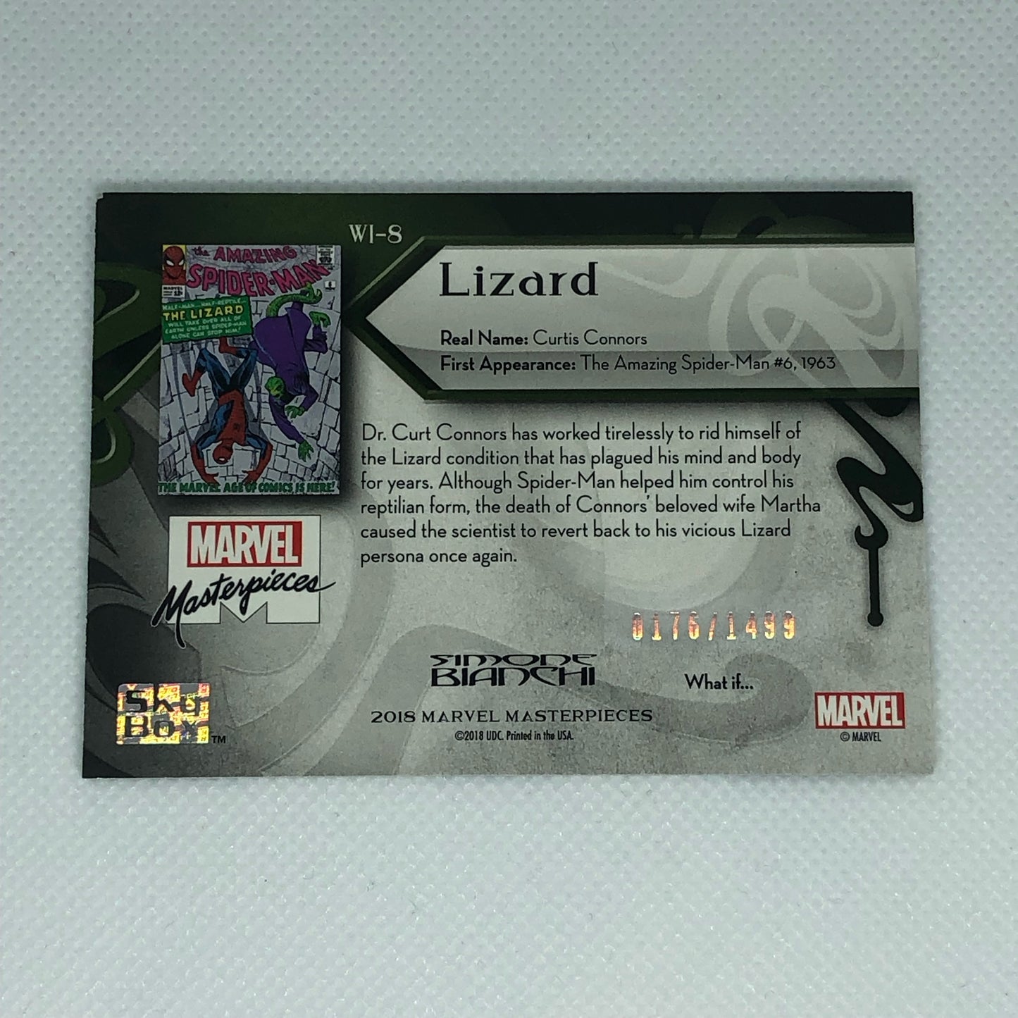 リザード 2018 Marvel Masterpieces What If #WI-8 1499枚限定