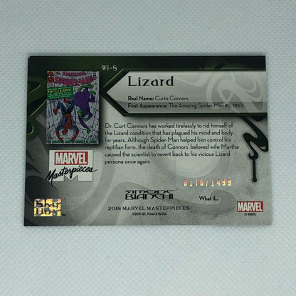 リザード 2018 Marvel Masterpieces What If #WI-8 1499枚限定