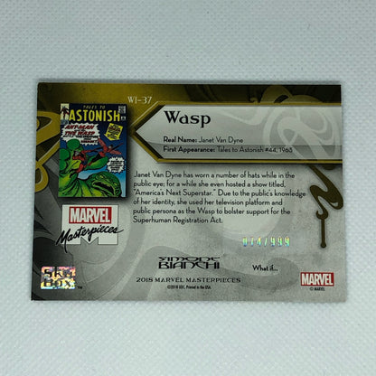 ワスプ 2018 Marvel Masterpieces What If #WI-37 999枚限定