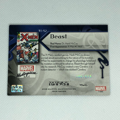 ビースト 2018 Marvel Masterpieces What If #WI-52 999枚限定