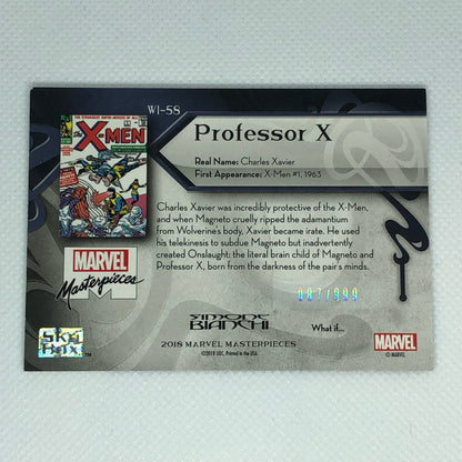 プロフェッサーX 2018 Marvel Masterpieces What If #WI-58 999枚限定