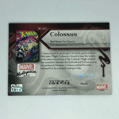 コロッサス 2018 Marvel Masterpieces What If #WI-60 999枚限定