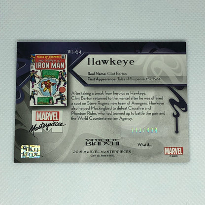 ホークアイ 2018 Marvel Masterpieces What If #WI-64 499枚限定
