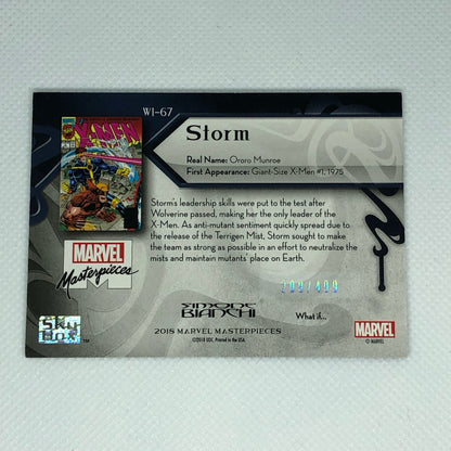 ストーム 2018 Marvel Masterpieces What If #WI-67 499枚限定