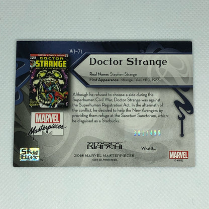 ドクター・ストレンジ 2018 Marvel Masterpieces What If #WI-71 499枚限定