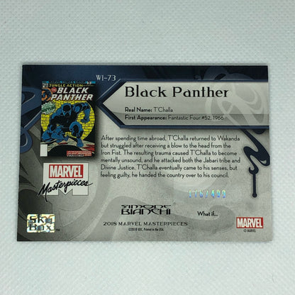 ブラックパンサー 2018 Marvel Masterpieces What If #WI-73 499枚限定