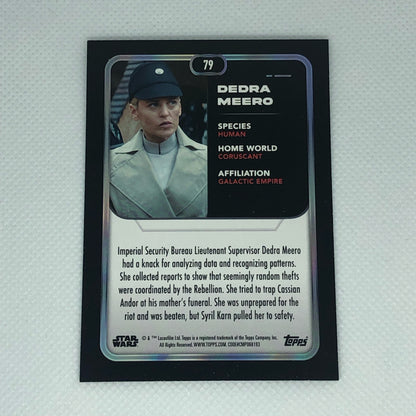 デドラ・ミーロ 2023 Topps Star Wars ベースカード #79