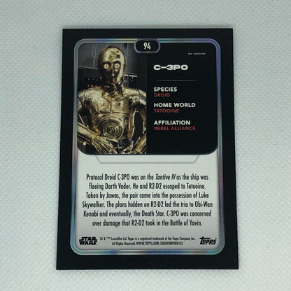 C-3PO 2023 Topps Star Wars ベースカード #94